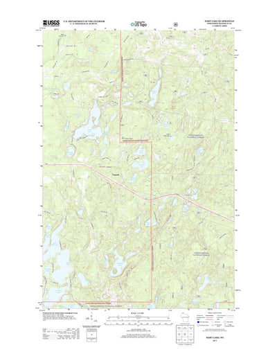 Hart Lake, WI (2013, 24000-Scale) Preview 1