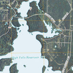 High Falls Reservoir, WI (2010, 24000-Scale) Preview 2