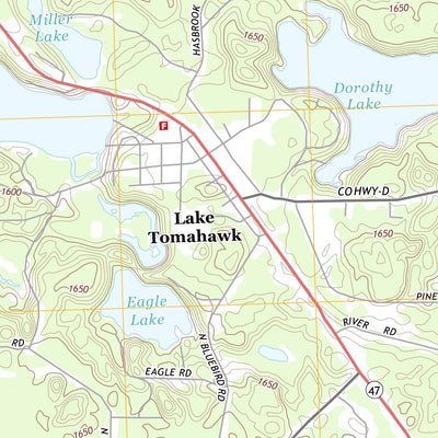 Lake Tomahawk, WI (2013, 24000-Scale) Preview 3