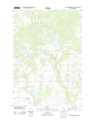 Lower Vermillion Lake, WI (2013, 24000-Scale) Preview 1