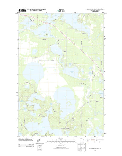 Manitowish Lake, WI (2013, 24000-Scale) Preview 1