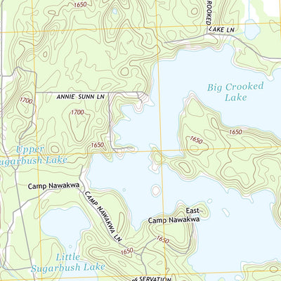 Manitowish Lake, WI (2013, 24000-Scale) Preview 3