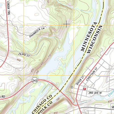 Osceola, WI-MN (2013, 24000-Scale) Preview 3