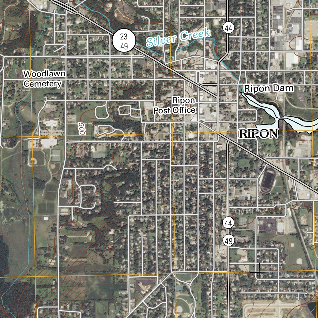 Ripon, WI (2010, 24000-Scale) Map by United States Geological Survey ...