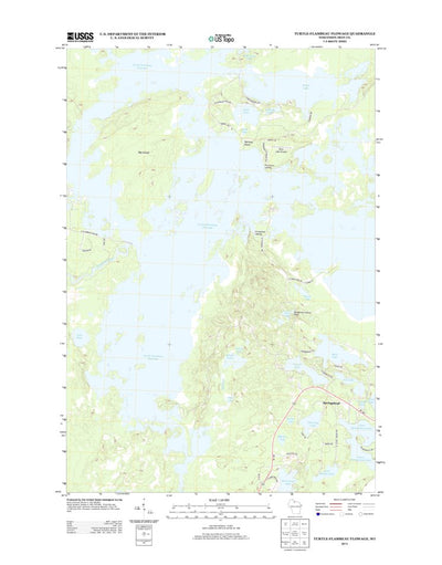 Turtle-Flambeau Flowage, WI (2013, 24000-Scale) Preview 1