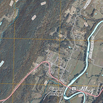 Capon Bridge, WV-VA (2011, 24000-Scale) Preview 2