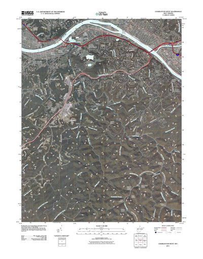 Charleston West, WV (2011, 24000-Scale) Preview 1