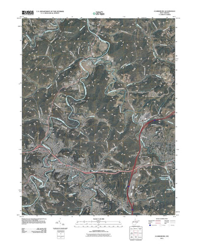 Clarksburg, WV (2011, 24000-Scale) Preview 1