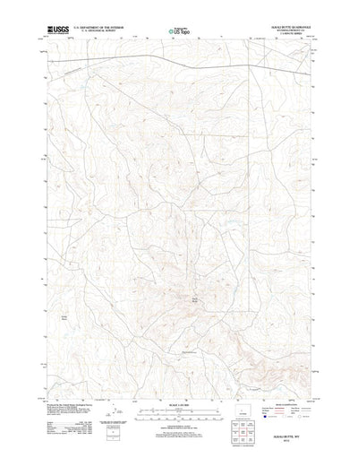 Alkali Butte, WY (2012, 24000-Scale) Preview 1