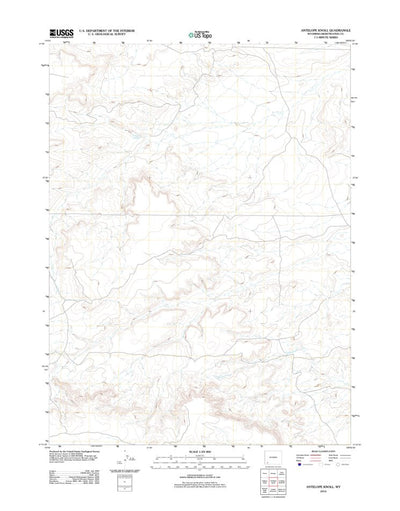 Antelope Knoll, WY (2012, 24000-Scale) Preview 1
