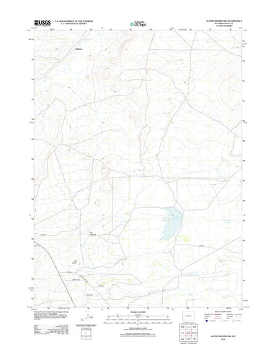 Austin Reservoir, WY (2012, 24000-Scale) Preview 1