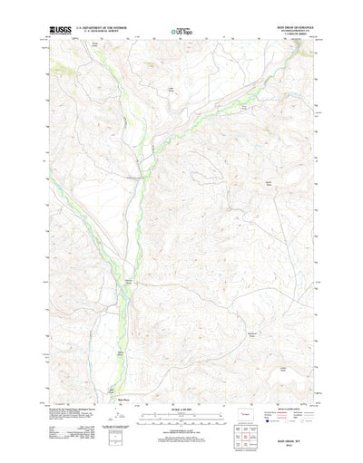 Bain Draw, WY (2012, 24000-Scale) Preview 1