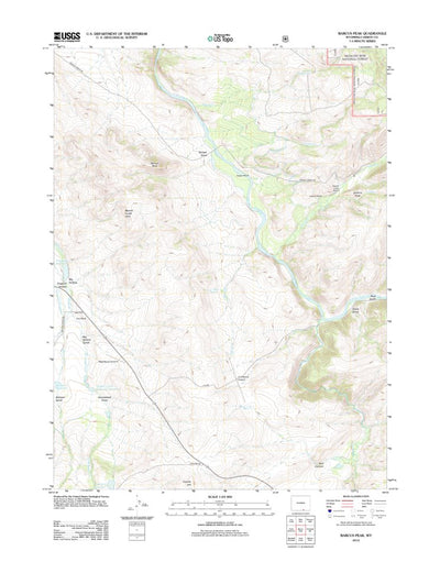 Barcus Peak, WY (2012, 24000-Scale) Preview 1