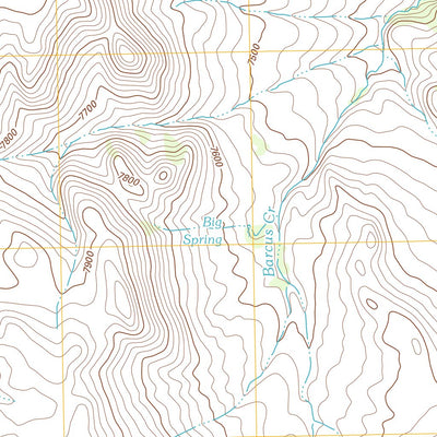 Barcus Peak, WY (2012, 24000-Scale) Preview 2