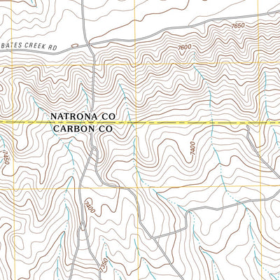Bates Creek Reservoir, WY (2012, 24000-Scale) Preview 3