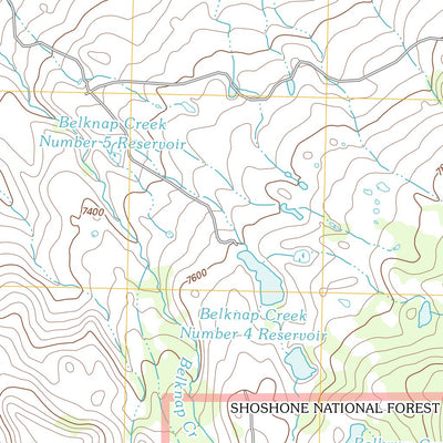 Belknap Creek, WY (2012, 24000-Scale) Preview 2