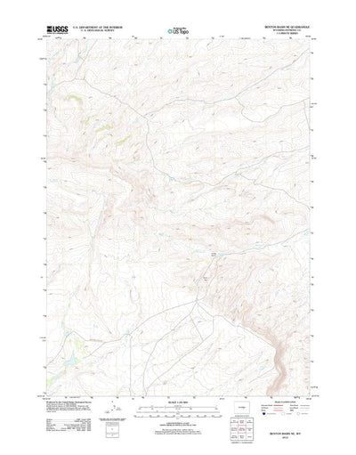 Benton Basin NE, WY (2012, 24000-Scale) Preview 1