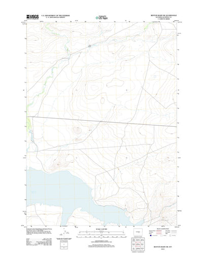 Benton Basin SW, WY (2012, 24000-Scale) Preview 1