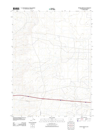 Bitter Creek NE, WY (2012, 24000-Scale) Preview 1