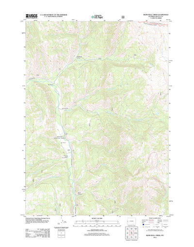 Blind Bull Creek, WY (2012, 24000-Scale) Preview 1