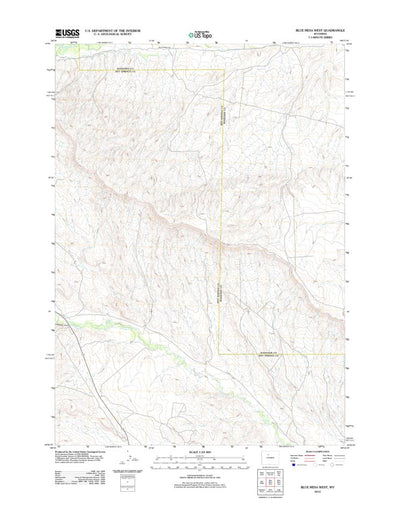 Blue Mesa West, WY (2012, 24000-Scale) Preview 1