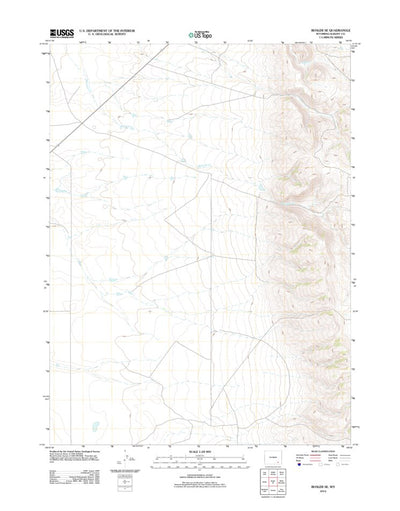 Bosler SE, WY (2012, 24000-Scale) Preview 1
