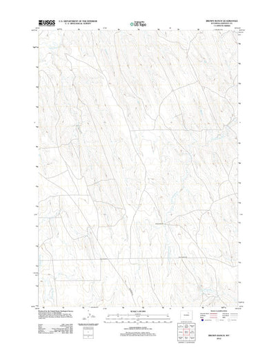 Brown Ranch, WY (2012, 24000-Scale) Preview 1