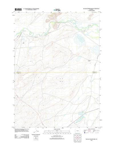 Bucklin Reservoirs, WY (2012, 24000-Scale) Preview 1