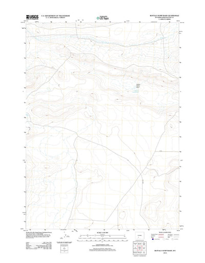 Buffalo Hump Basin, WY (2012, 24000-Scale) Preview 1