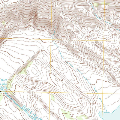 Bull Lake West, WY (2012, 24000-Scale) Preview 2