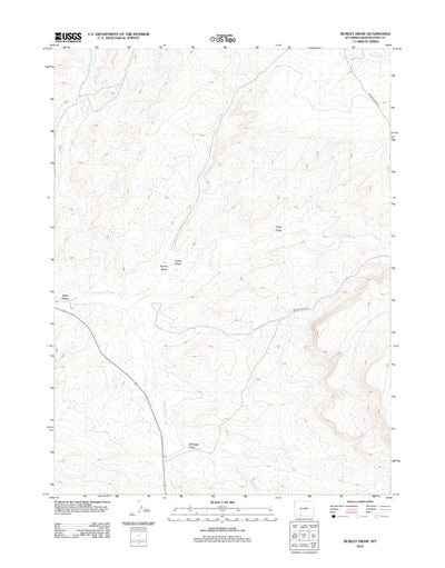 Burley Draw, WY (2012, 24000-Scale) Preview 1
