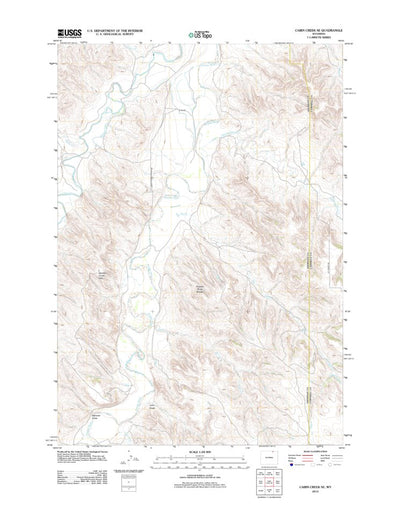 Cabin Creek SE, WY (2012, 24000-Scale) Preview 1