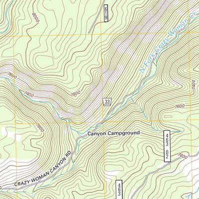 Caribou Creek, WY (2012, 24000-Scale) Preview 3