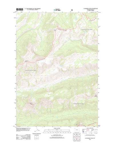 Cathedral Peak, WY (2012, 24000-Scale) Preview 1