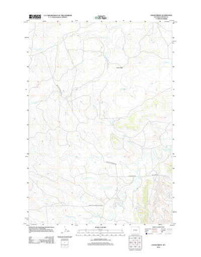 Cedar Ridge, WY (2012, 24000-Scale) Preview 1