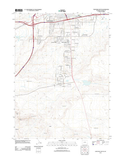 Cheyenne South, WY (2012, 24000-Scale) Preview 1