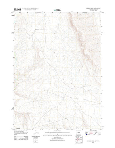 Chicken Creek SE, WY-CO (2012, 24000-Scale) Preview 1