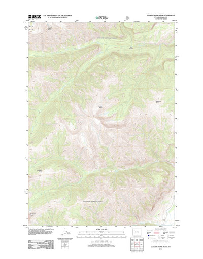 Clouds Home Peak, WY (2012, 24000-Scale) Preview 1