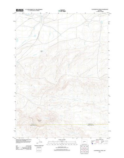 Continental Peak, WY (2012, 24000-Scale) Preview 1