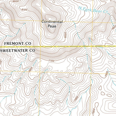 Continental Peak, WY (2012, 24000-Scale) Preview 3