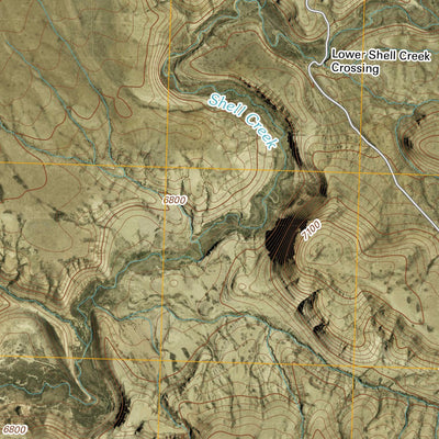 Cow Creek Reservoir SW, WY-CO (2010, 24000-Scale) Preview 3