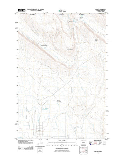 Cowley, WY-MT (2011, 24000-Scale) Preview 1