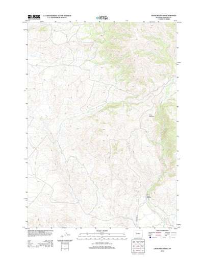 Crow Mountain, WY (2012, 24000-Scale) Preview 1