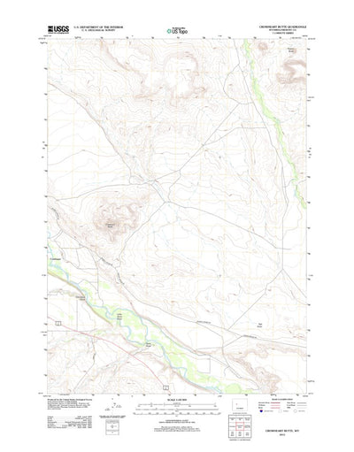 Crowheart Butte, WY (2012, 24000-Scale) Preview 1