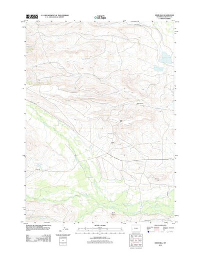 Deer Hill, WY (2012, 24000-Scale) Preview 1