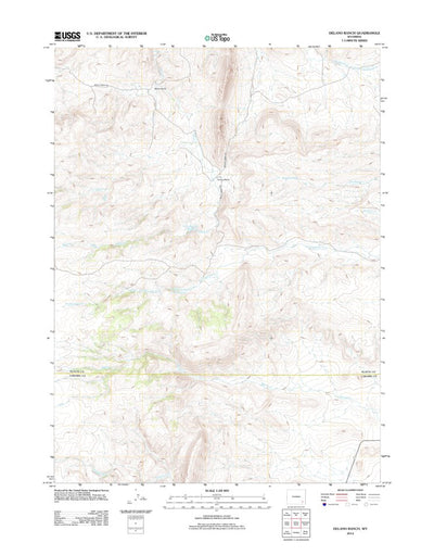 Delano Ranch, WY (2012, 24000-Scale) Preview 1