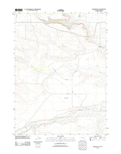 Diamond Flat, WY (2012, 24000-Scale) Preview 1