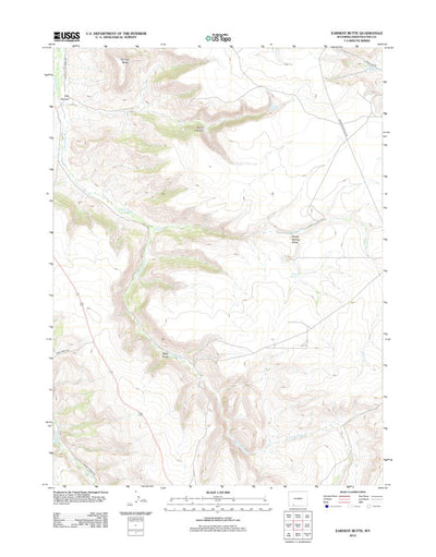 Earnest Butte, WY (2012, 24000-Scale) Preview 1