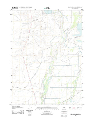 Eden Reservoir West, WY (2012, 24000-Scale) Preview 1