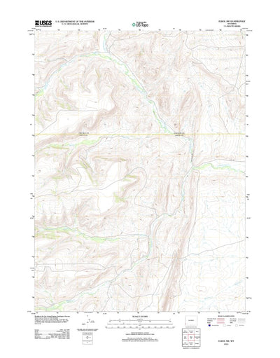 Elkol SW, WY (2012, 24000-Scale) Preview 1